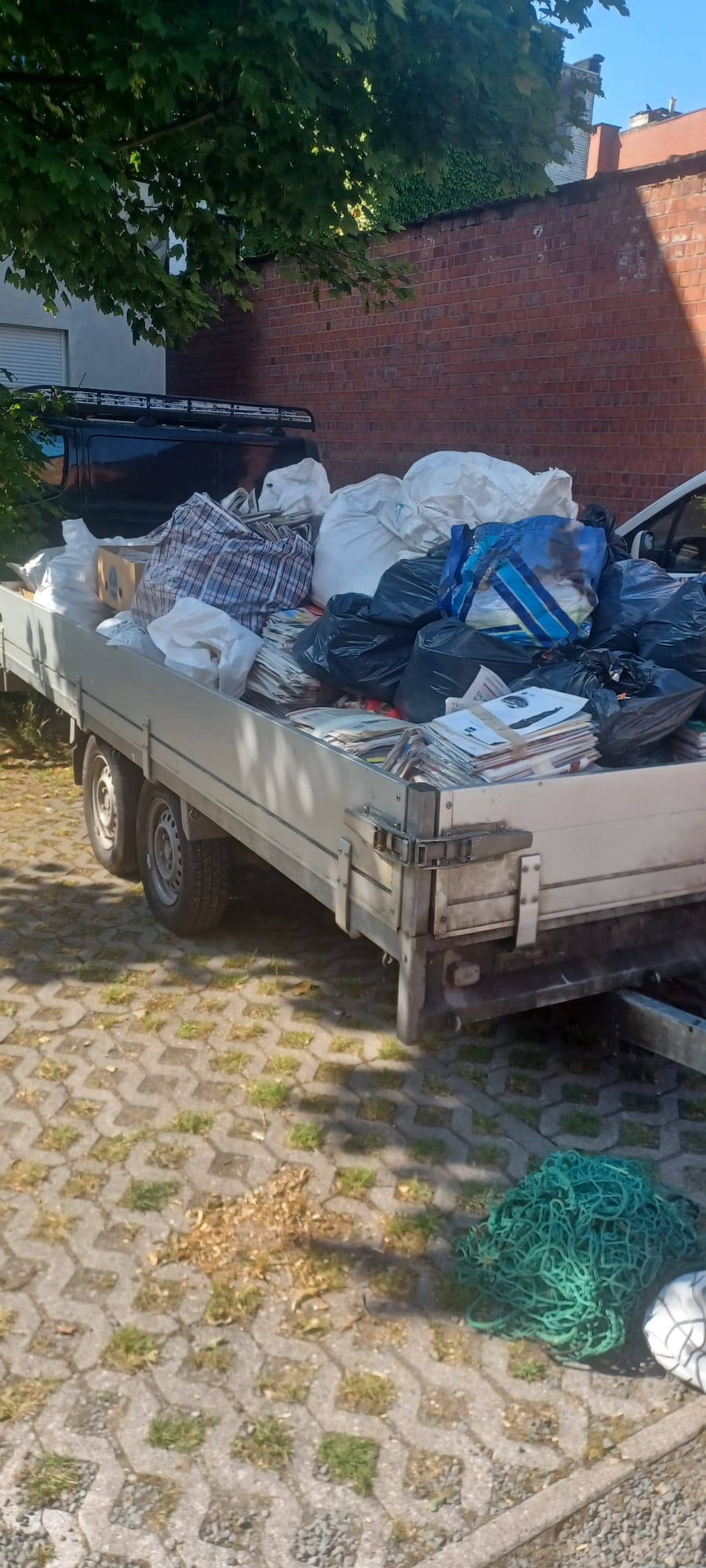 Woningontruiming met verhuislift